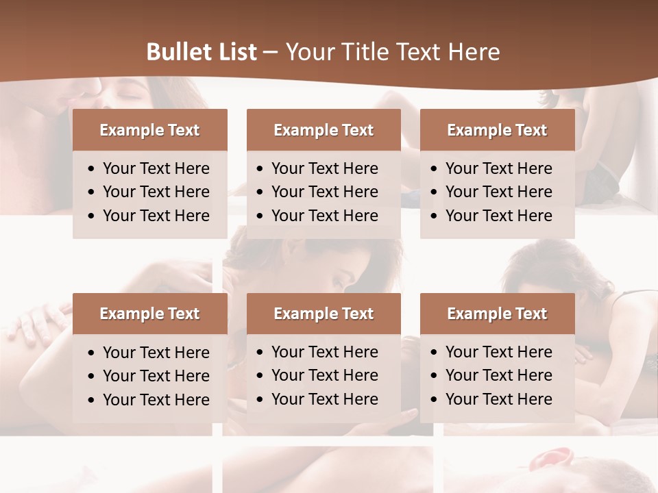 Woman Erotic Family PowerPoint Template