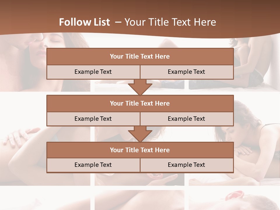 Woman Erotic Family PowerPoint Template