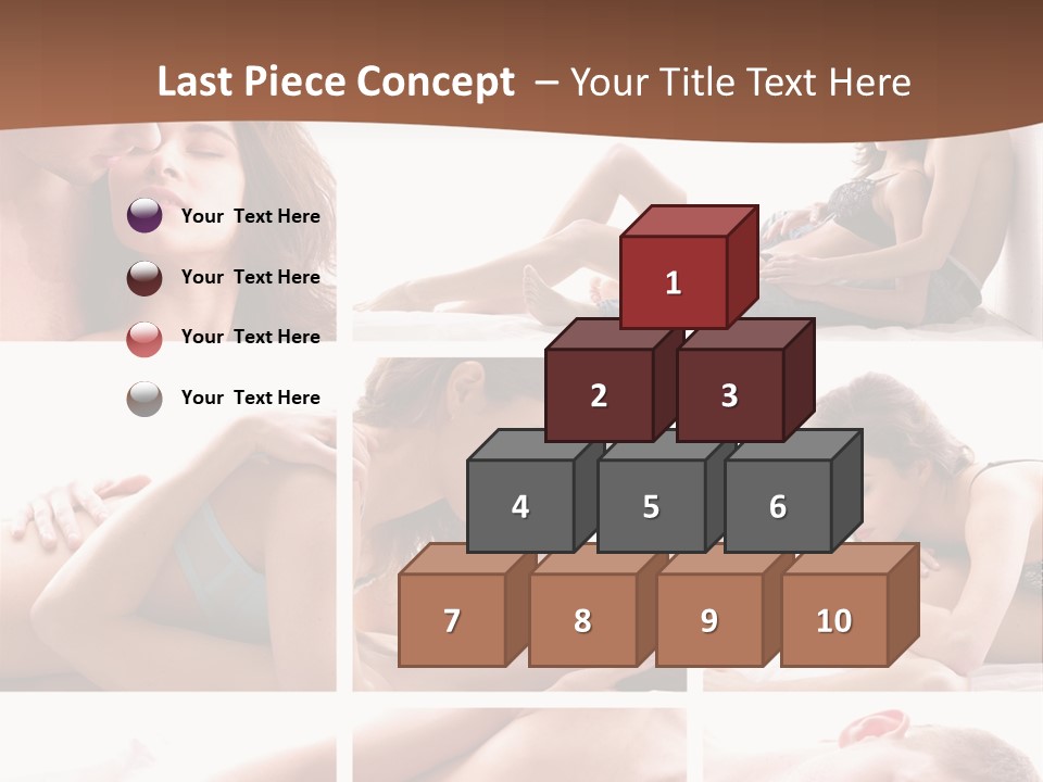 Woman Erotic Family PowerPoint Template