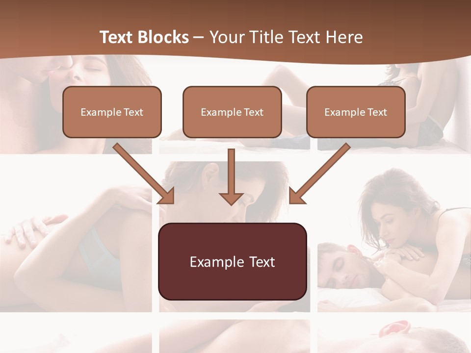 Woman Erotic Family PowerPoint Template