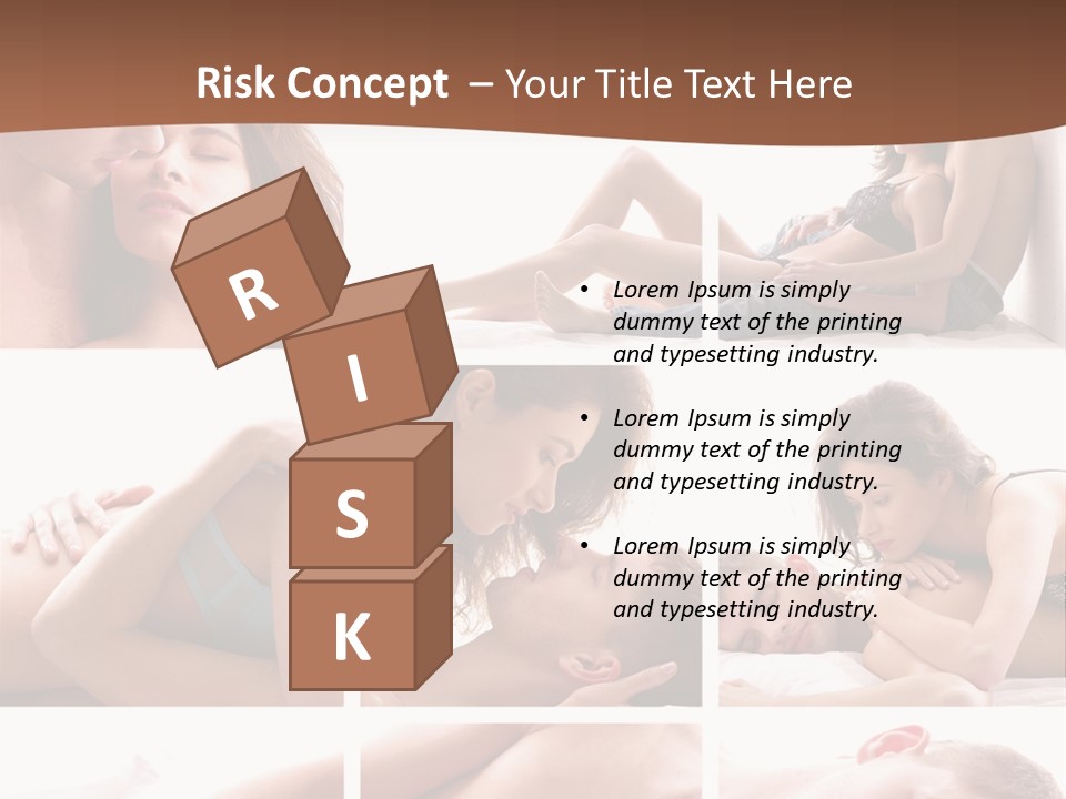 Woman Erotic Family PowerPoint Template