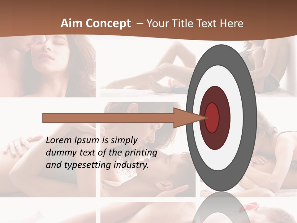 Woman Erotic Family PowerPoint Template