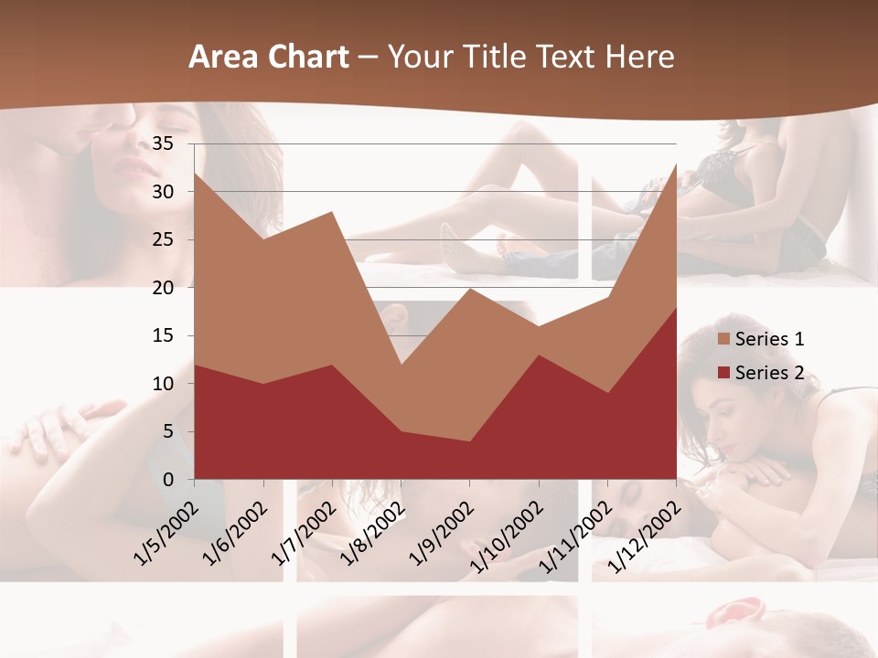 Woman Erotic Family PowerPoint Template