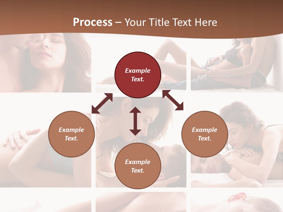 Woman Erotic Family PowerPoint Template