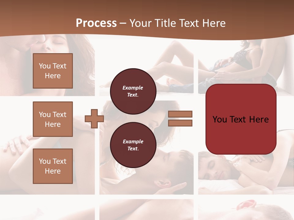 Woman Erotic Family PowerPoint Template