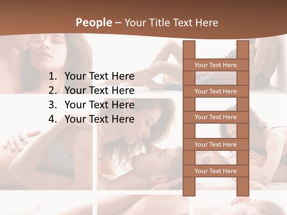Woman Erotic Family PowerPoint Template