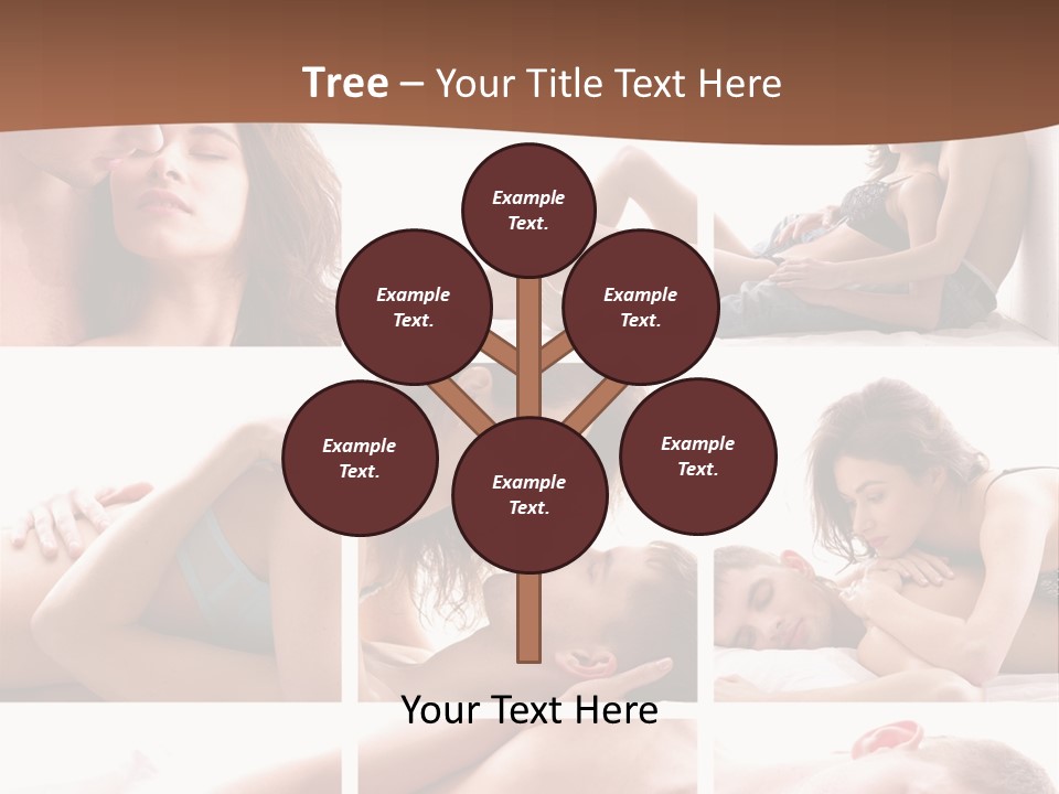 Woman Erotic Family PowerPoint Template
