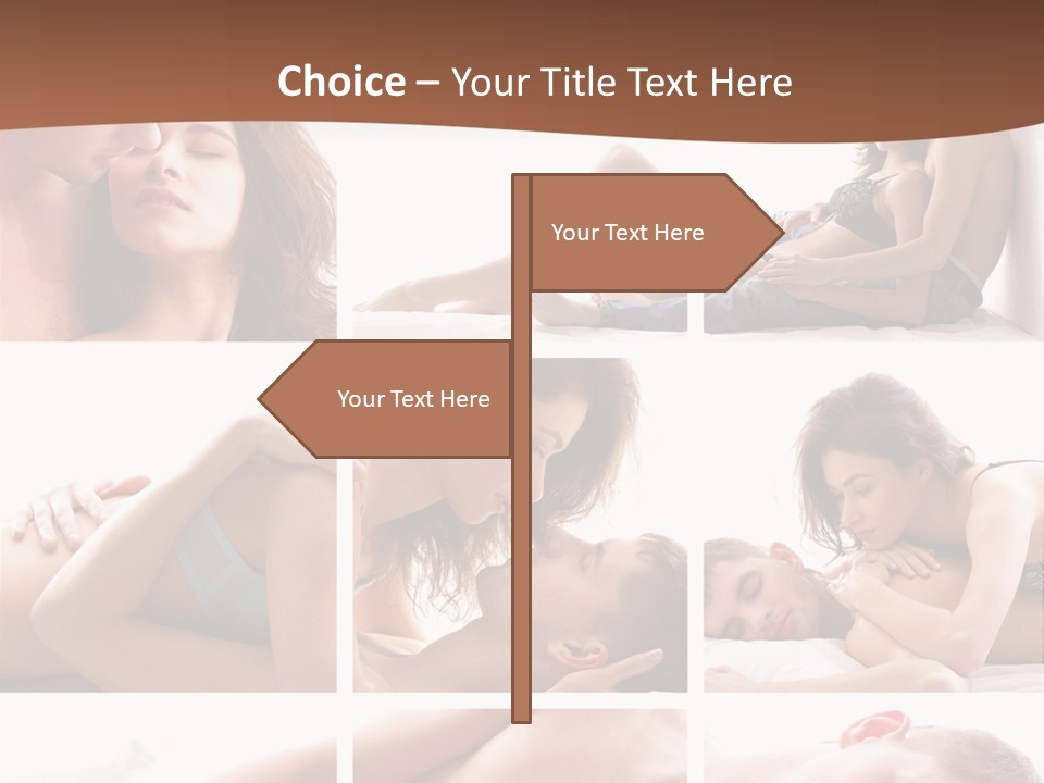 Woman Erotic Family PowerPoint Template