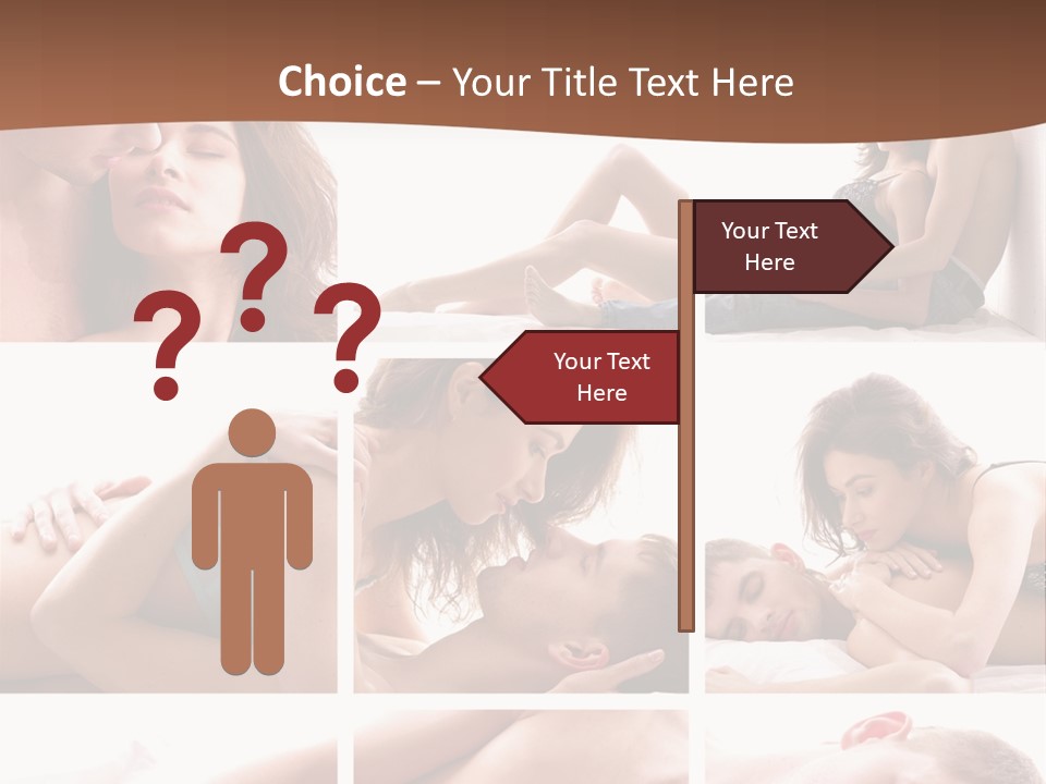 Woman Erotic Family PowerPoint Template