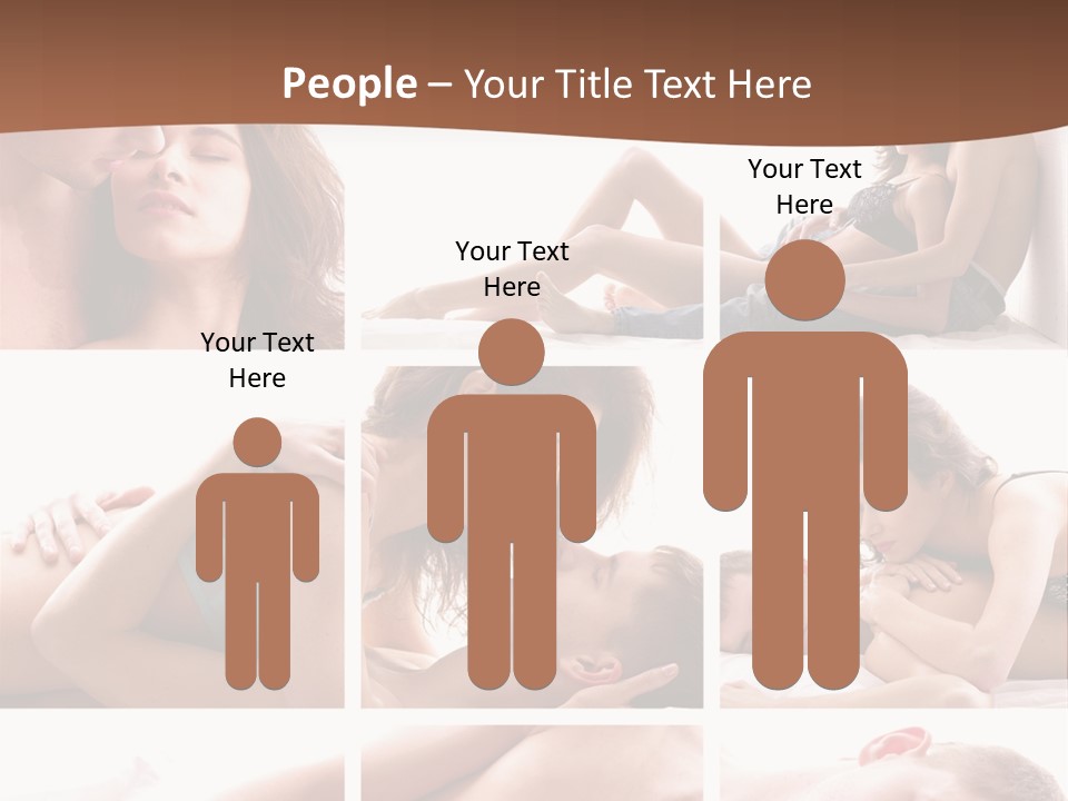 Woman Erotic Family PowerPoint Template