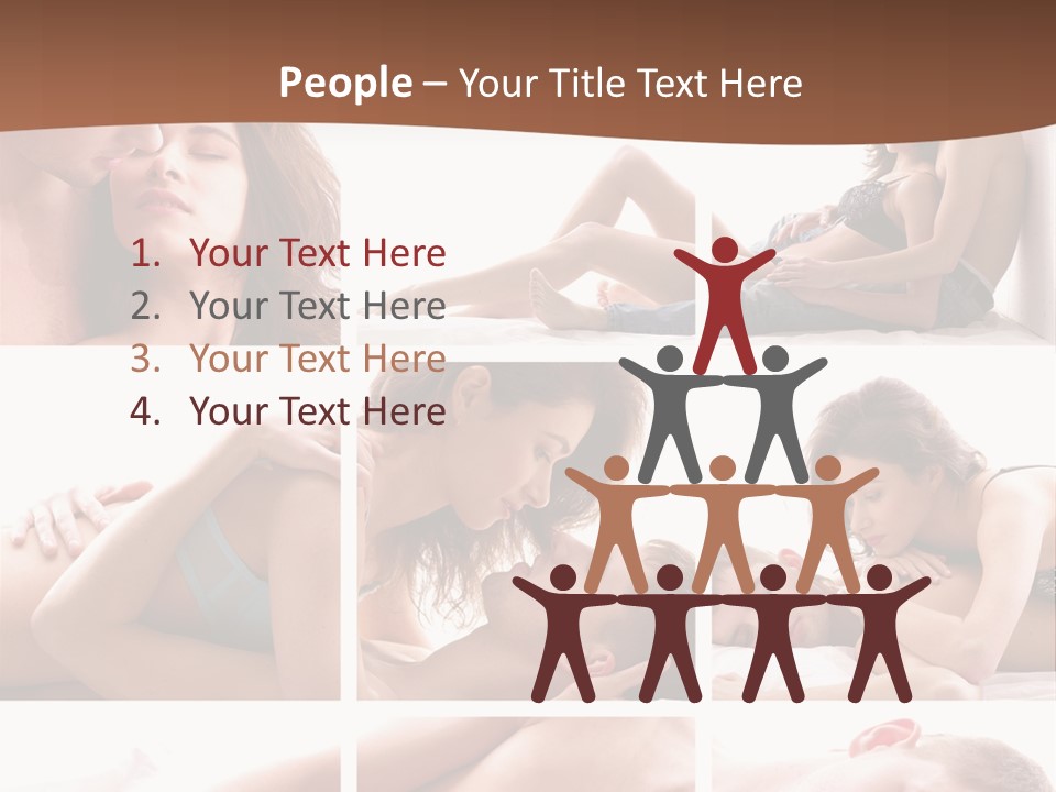 Woman Erotic Family PowerPoint Template