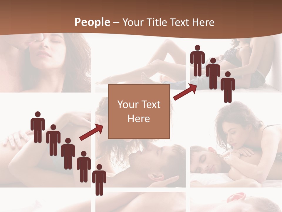 Woman Erotic Family PowerPoint Template