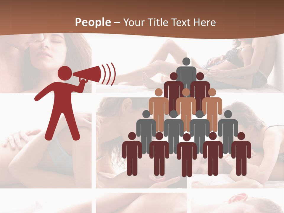 Woman Erotic Family PowerPoint Template