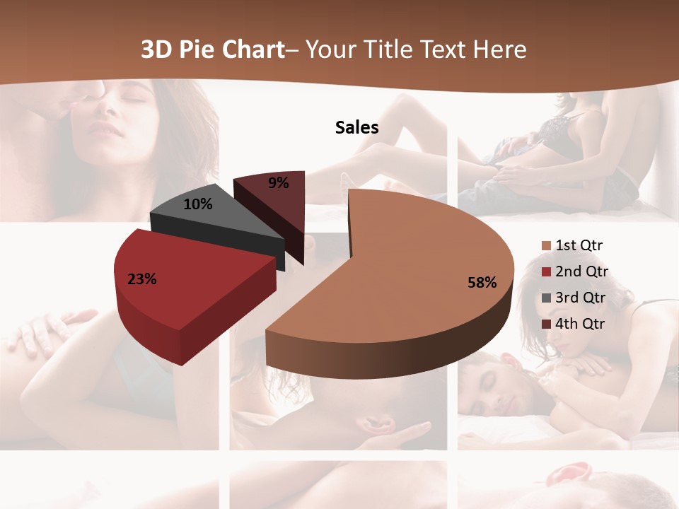Woman Erotic Family PowerPoint Template