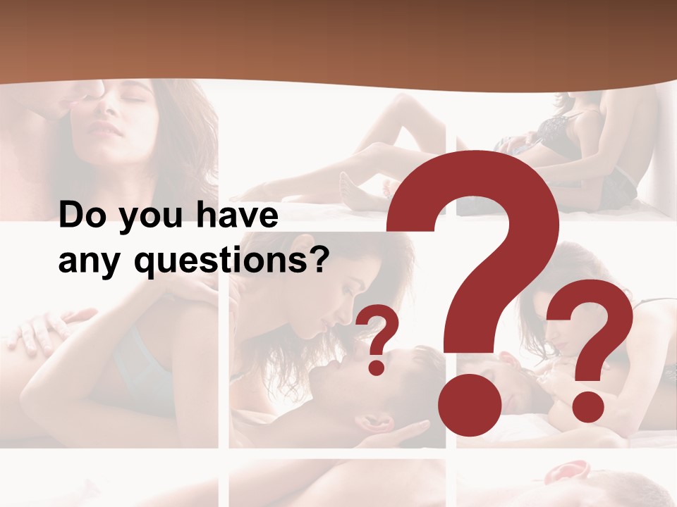 Woman Erotic Family PowerPoint Template