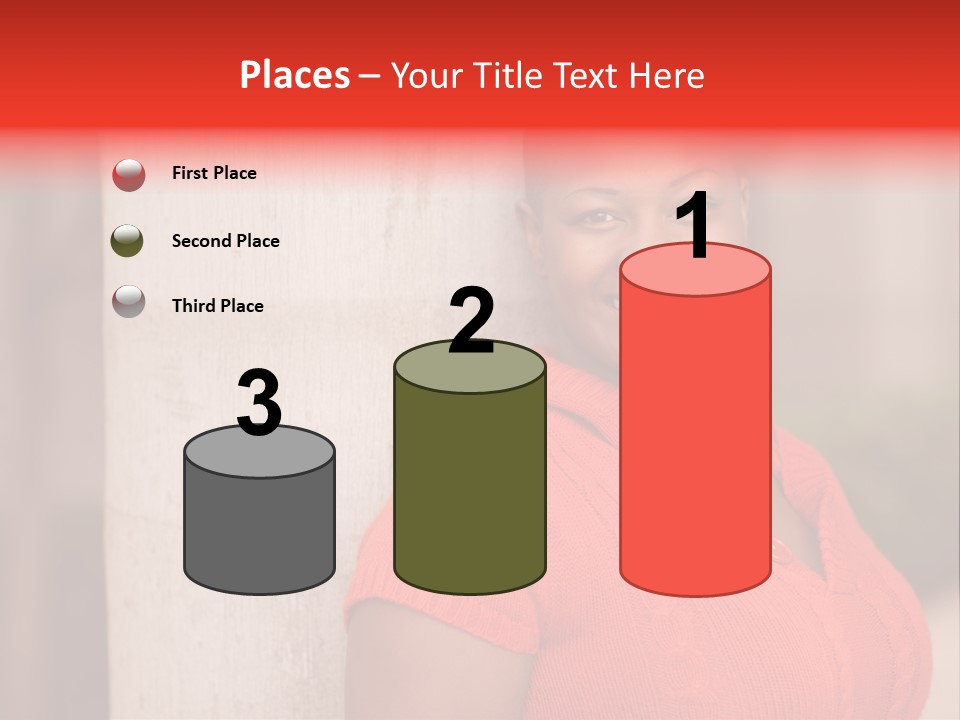 Female Beauty African American PowerPoint Template