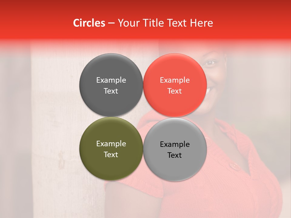 Female Beauty African American PowerPoint Template