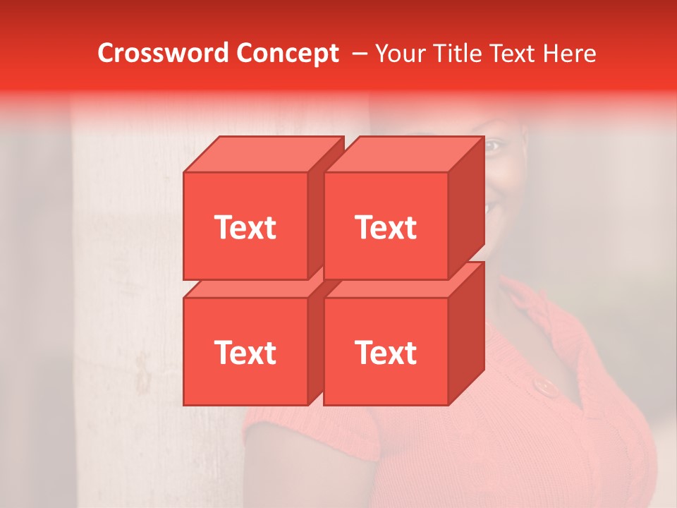 Female Beauty African American PowerPoint Template