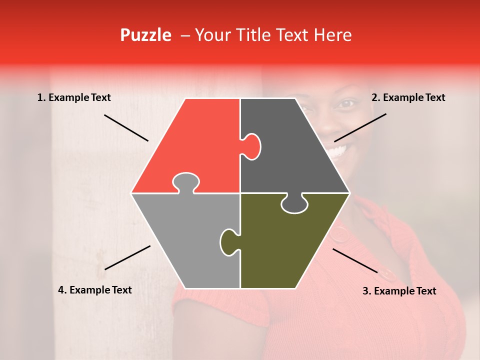 Female Beauty African American PowerPoint Template