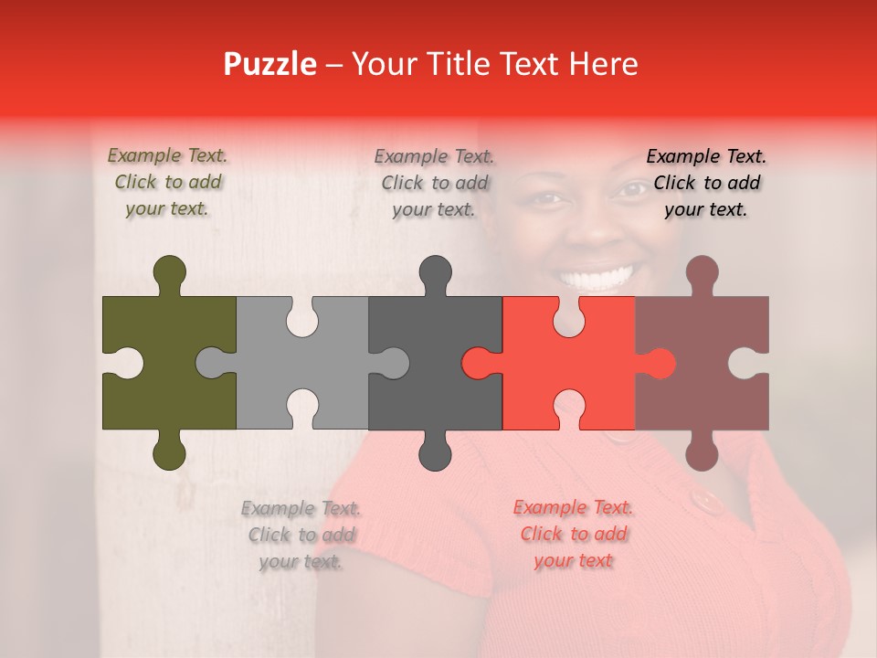 Female Beauty African American PowerPoint Template