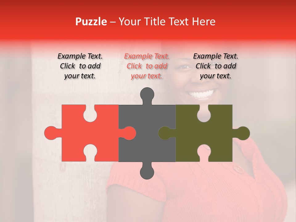 Female Beauty African American PowerPoint Template