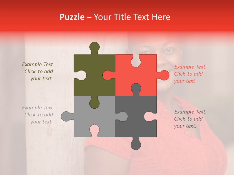 Female Beauty African American PowerPoint Template