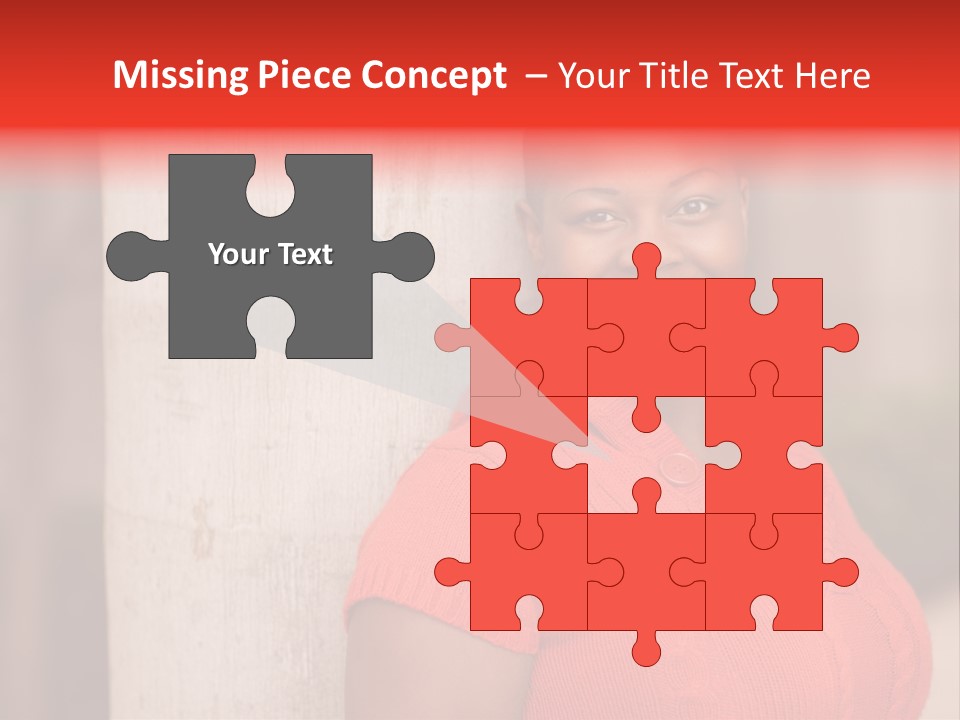 Female Beauty African American PowerPoint Template