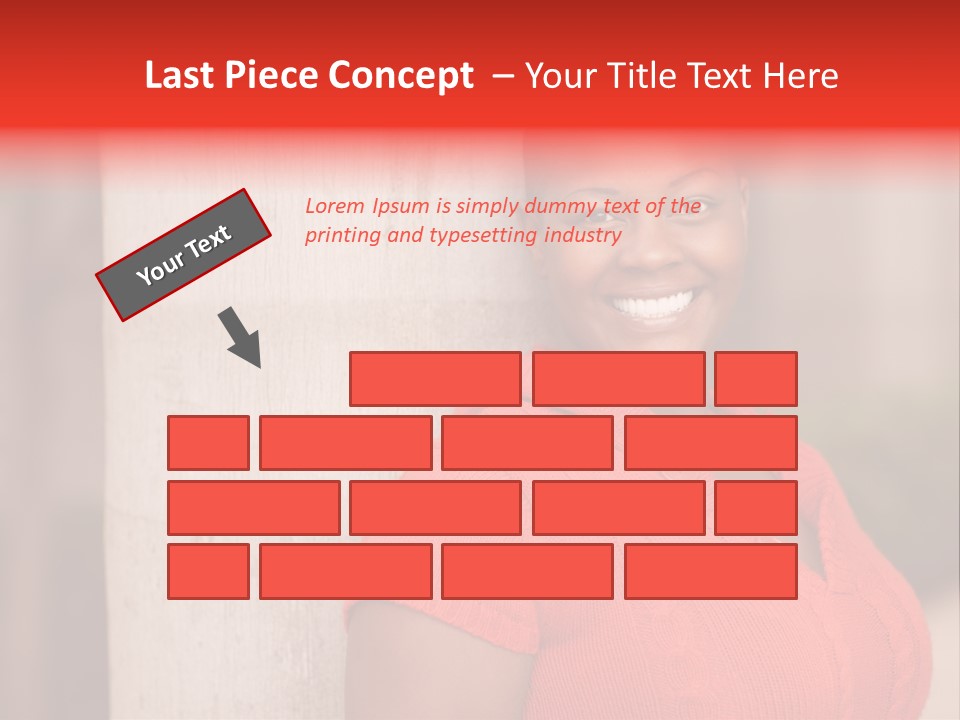 Female Beauty African American PowerPoint Template