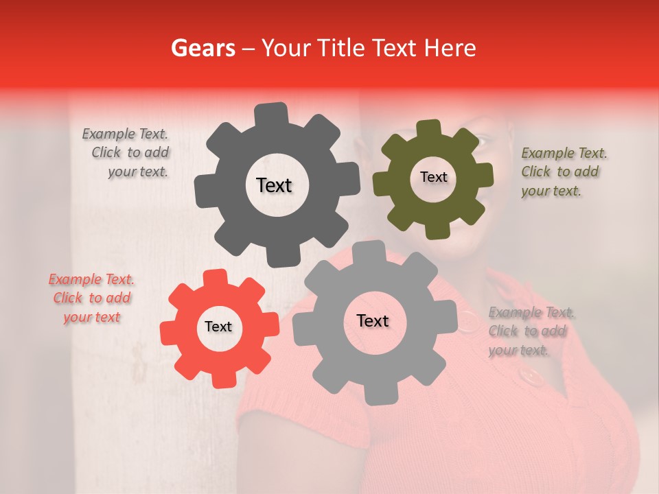 Female Beauty African American PowerPoint Template