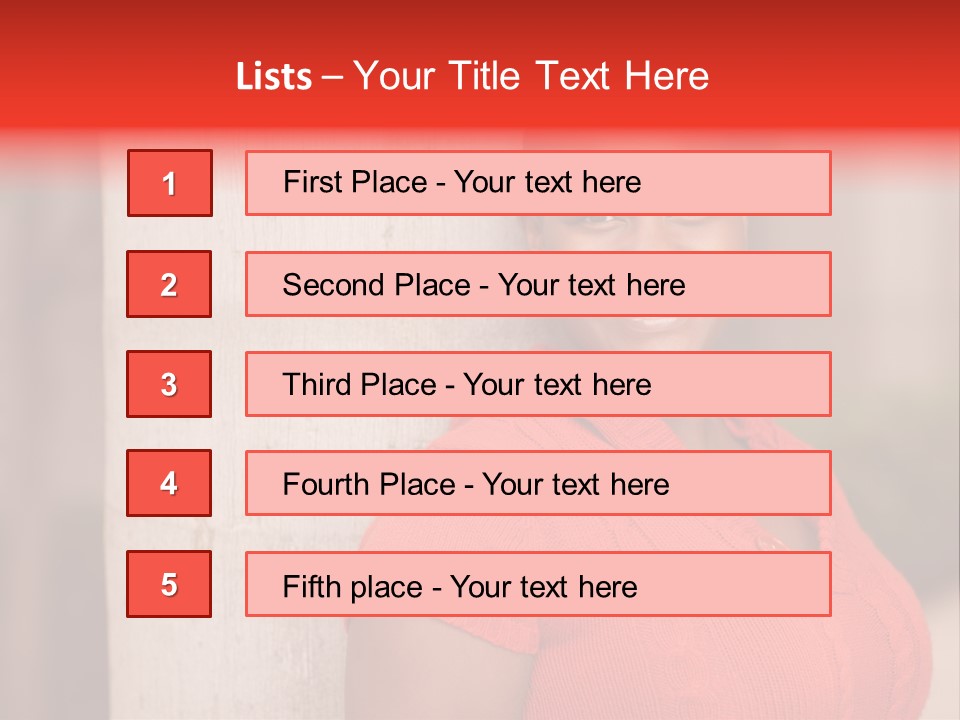 Female Beauty African American PowerPoint Template