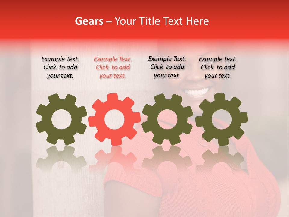 Female Beauty African American PowerPoint Template