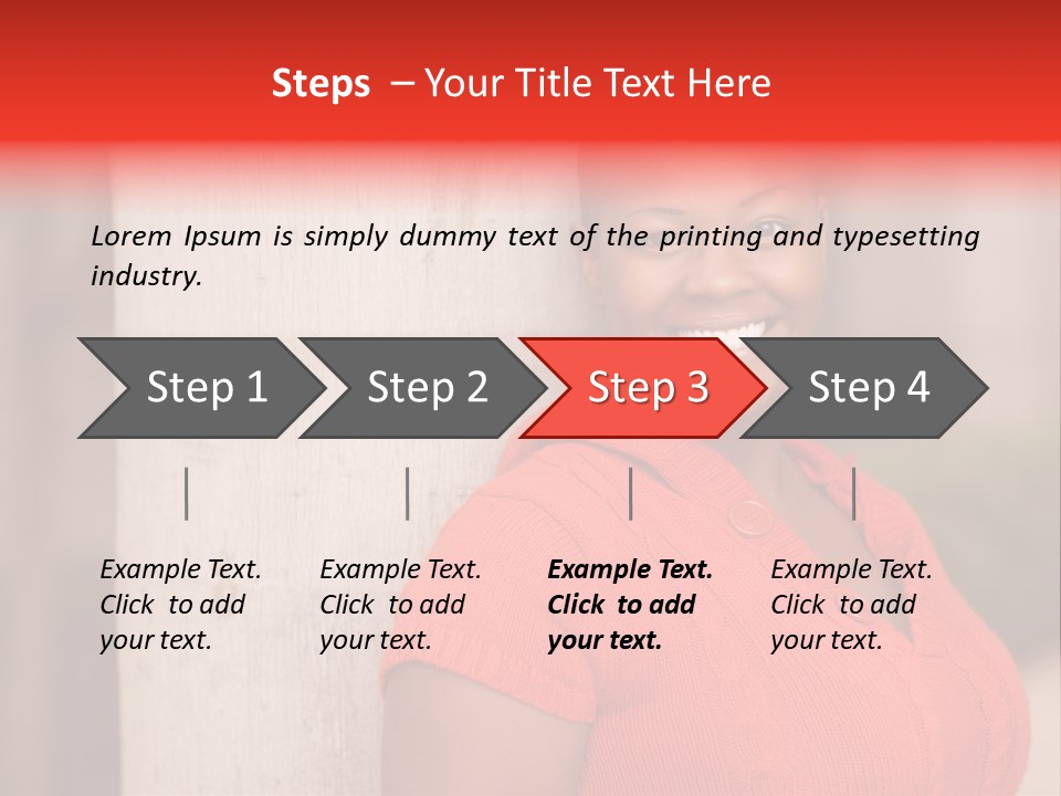 Female Beauty African American PowerPoint Template