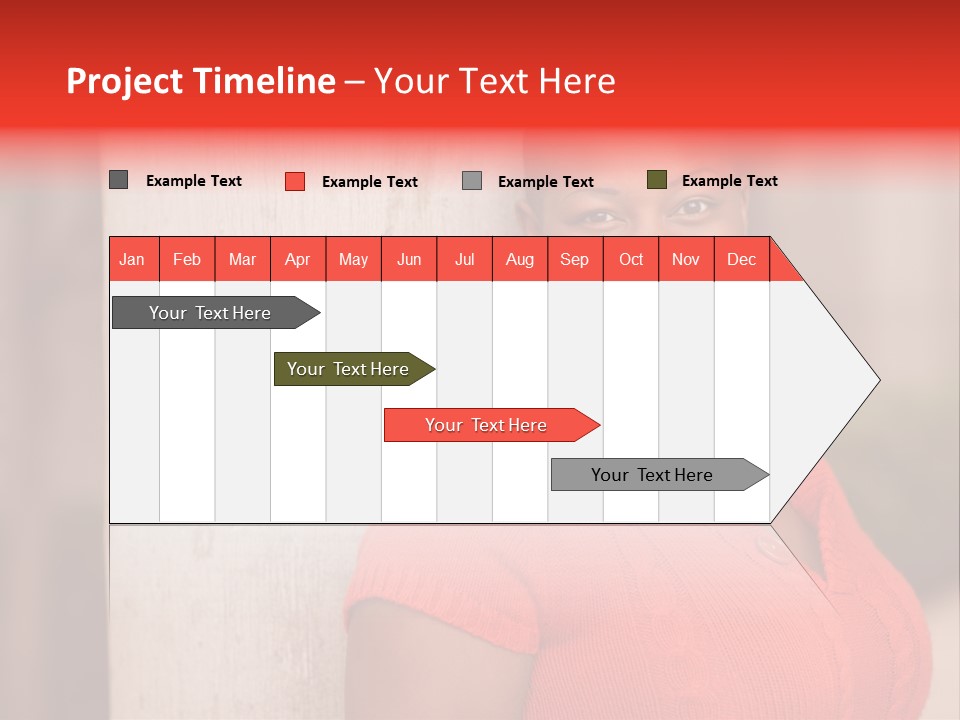 Female Beauty African American PowerPoint Template