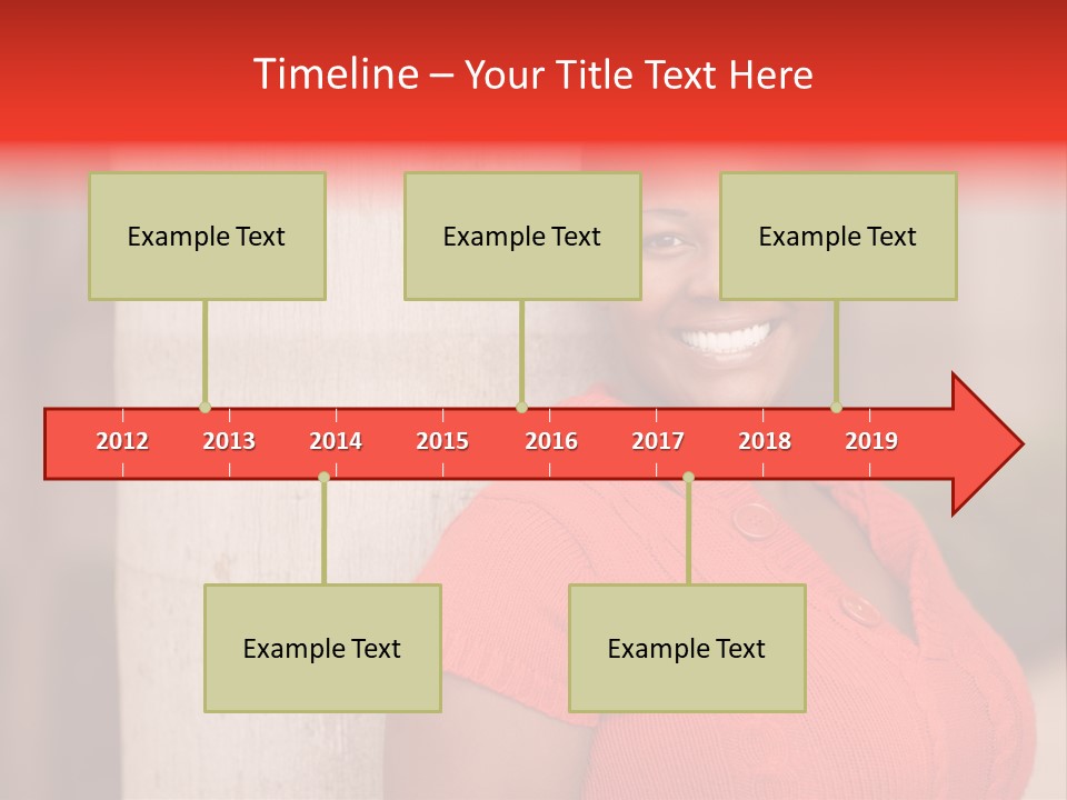 Female Beauty African American PowerPoint Template