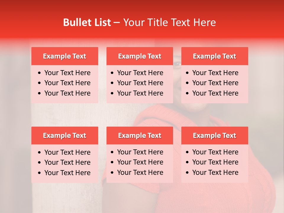 Female Beauty African American PowerPoint Template