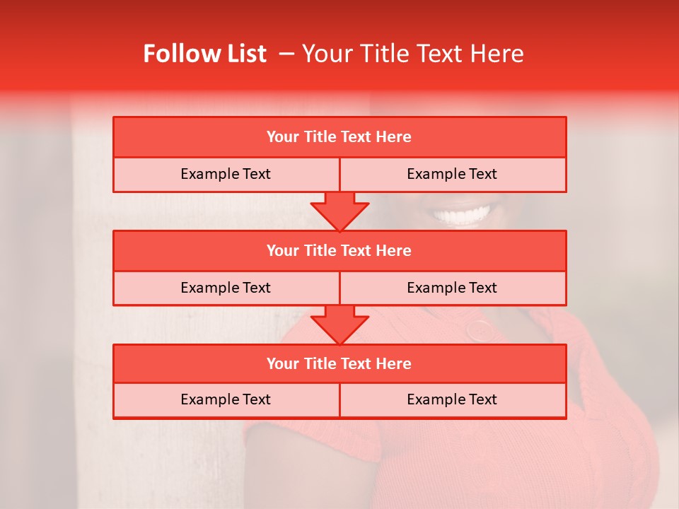 Female Beauty African American PowerPoint Template