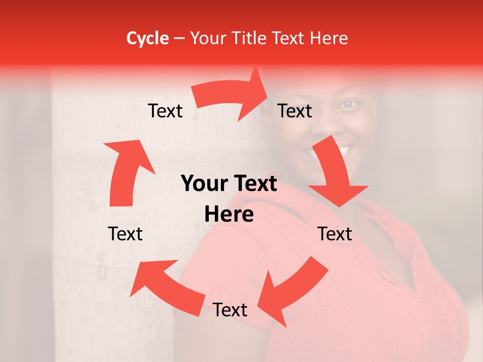 Female Beauty African American PowerPoint Template