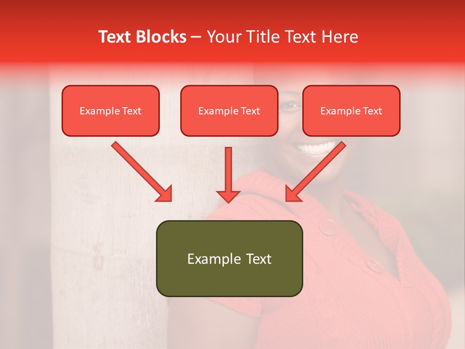 Female Beauty African American PowerPoint Template