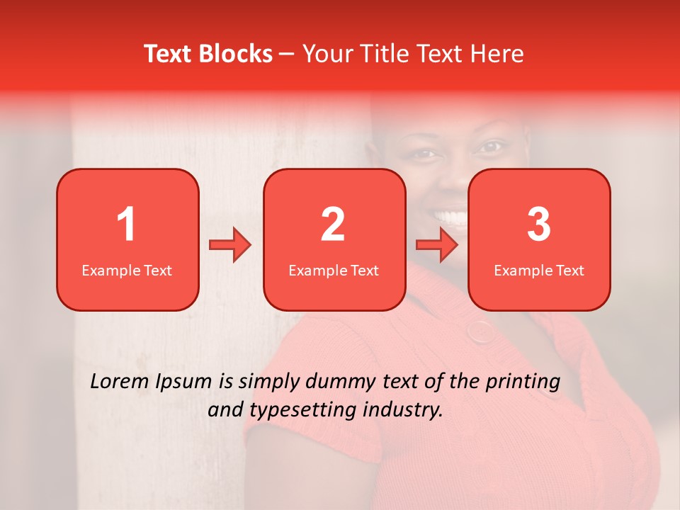 Female Beauty African American PowerPoint Template