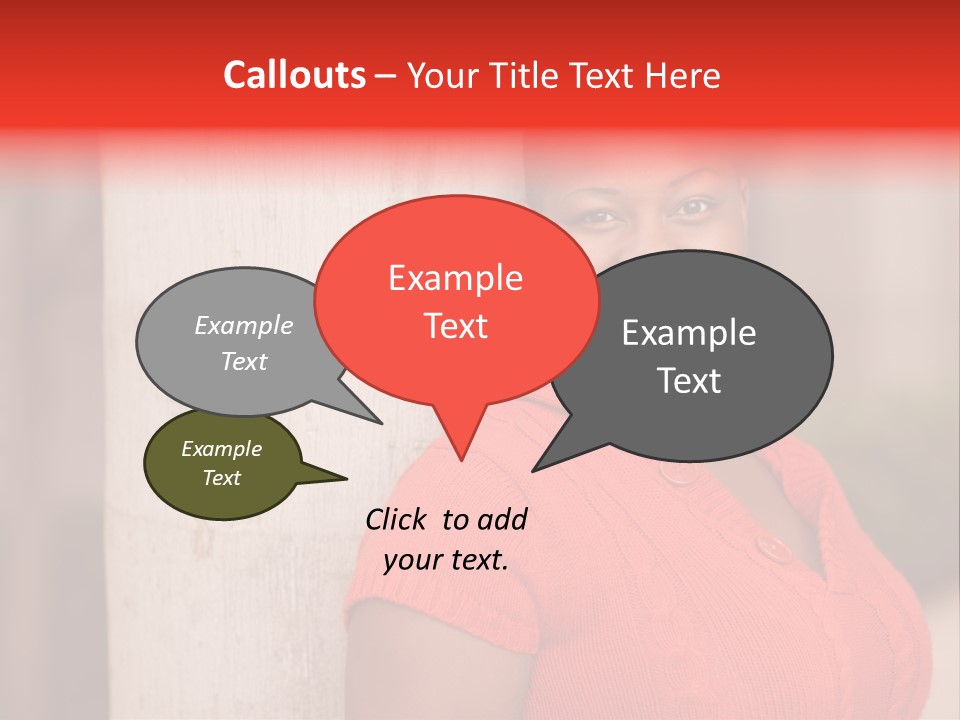 Female Beauty African American PowerPoint Template