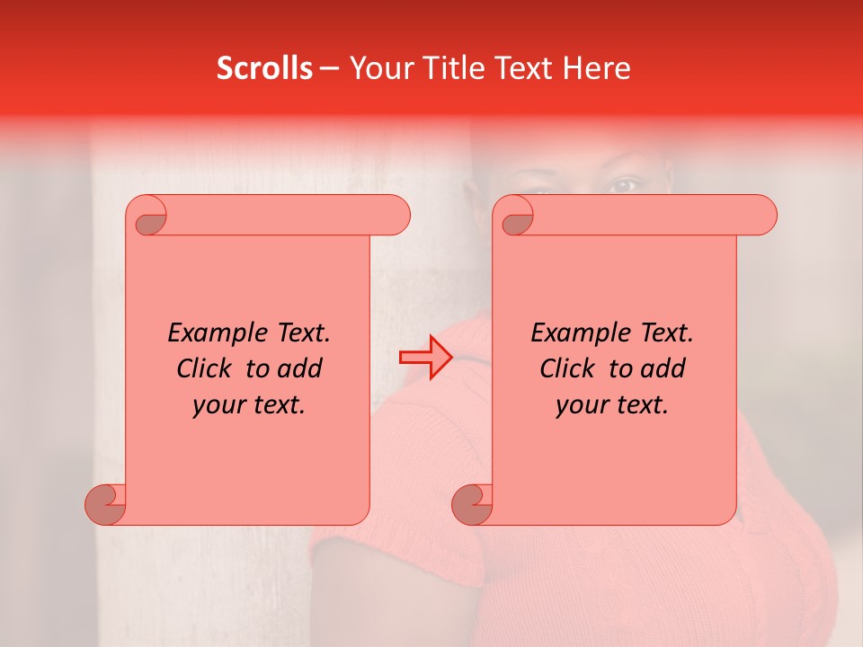 Female Beauty African American PowerPoint Template