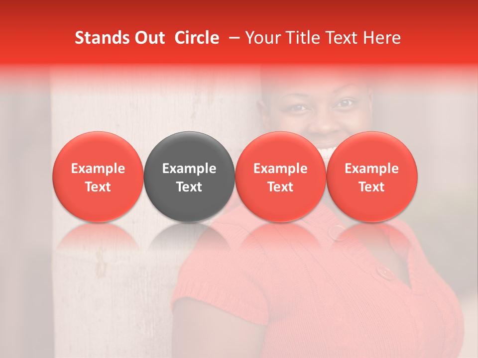 Female Beauty African American PowerPoint Template