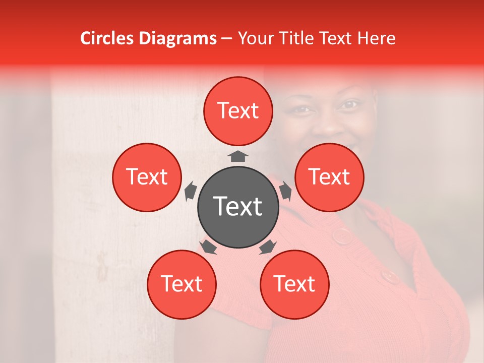 Female Beauty African American PowerPoint Template