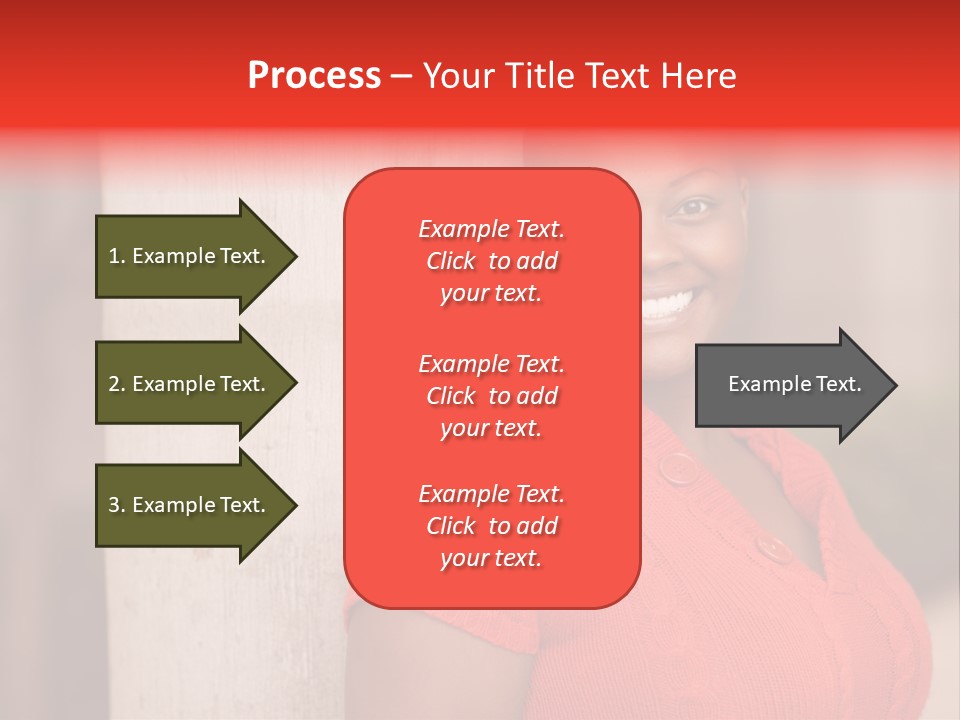 Female Beauty African American PowerPoint Template