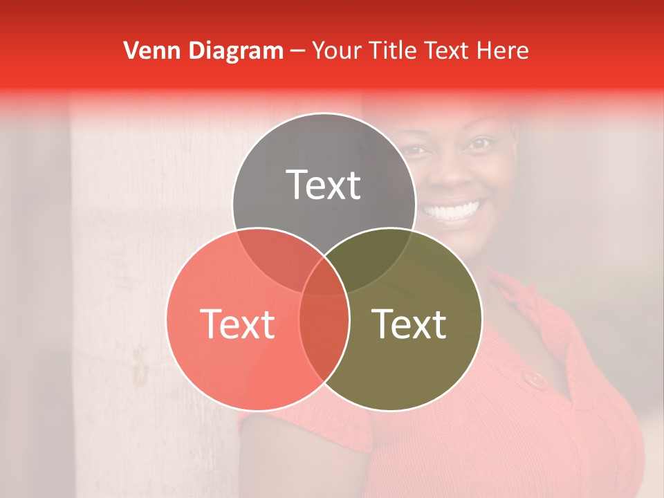 Female Beauty African American PowerPoint Template