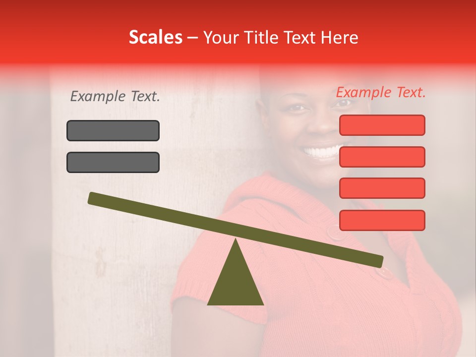 Female Beauty African American PowerPoint Template