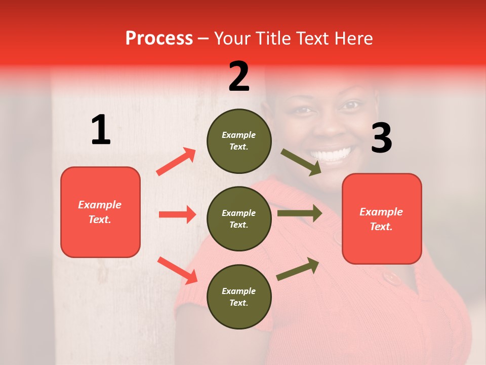 Female Beauty African American PowerPoint Template