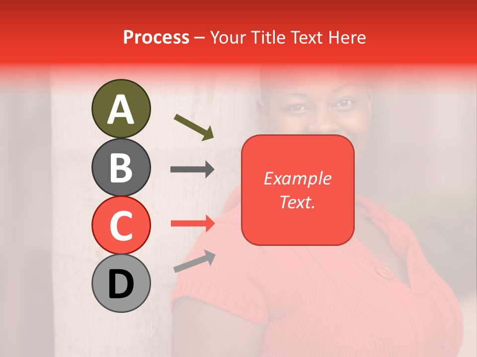 Female Beauty African American PowerPoint Template