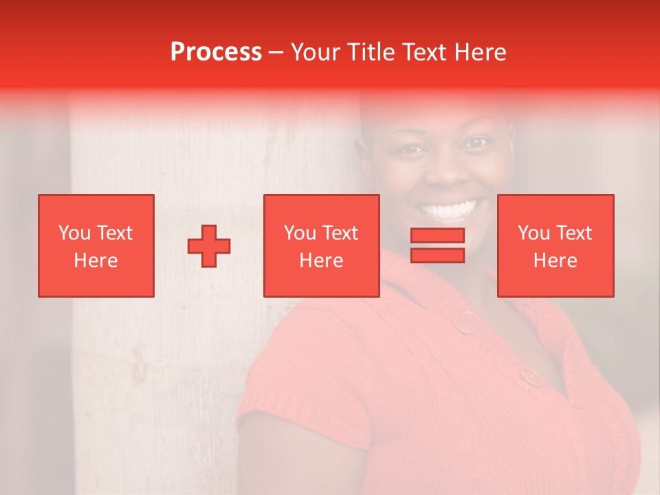 Female Beauty African American PowerPoint Template