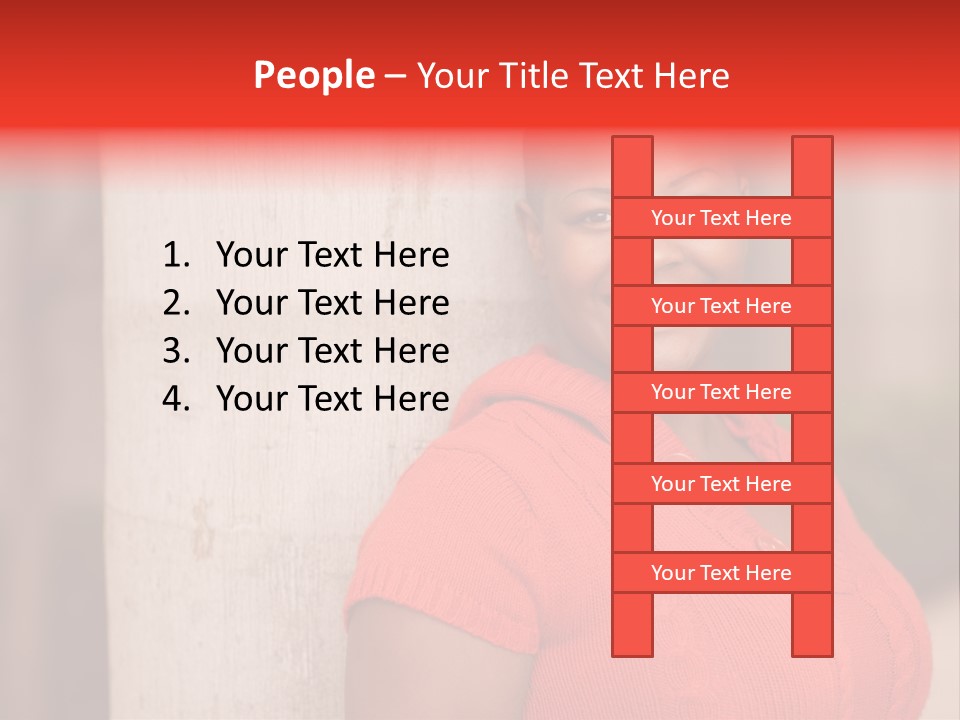 Female Beauty African American PowerPoint Template